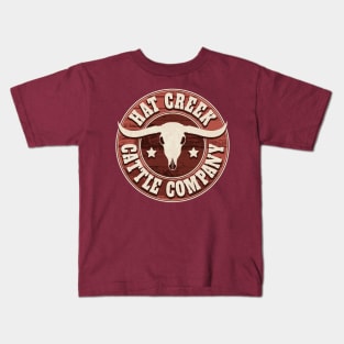 Hat Creek Cattle Company Logo Kids T-Shirt